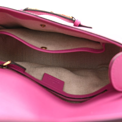 Gucci Calfskin Medium Lady Web Shoulder Bag New Rosette 5 of 8