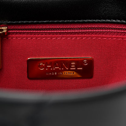 Chanel Goatskin Quilted Medium Chanel 19 Flap Black 6 of 10