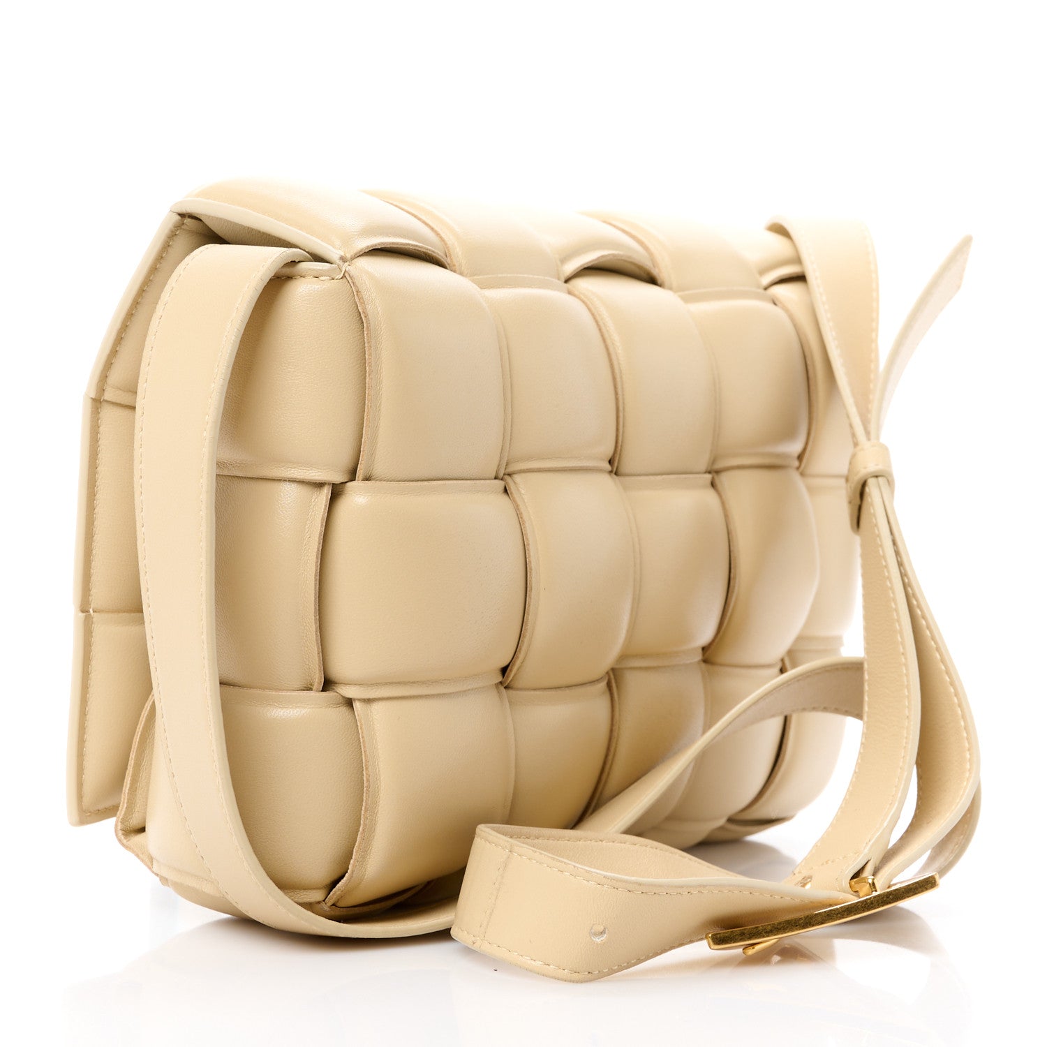 Bottega Veneta Nappa Maxi Intreccio Padded Cassette Crossbody Bag Porridge 3 of 14