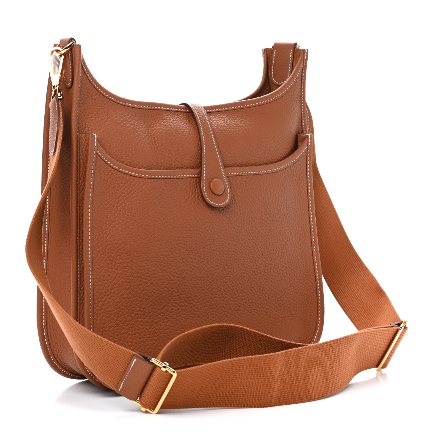 Hermes Taurillon Clemence Evelyne III PM Gold 3 of 9