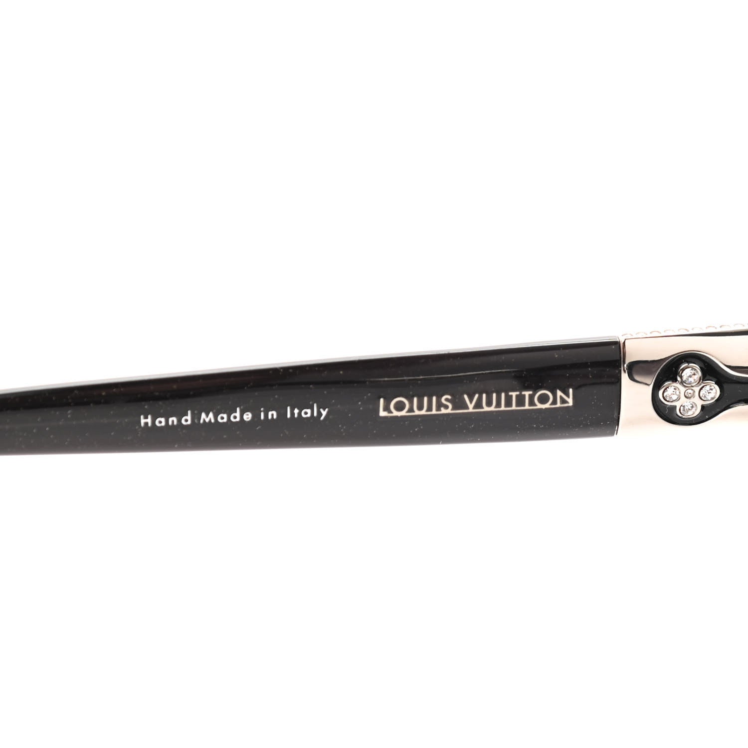 Louis Vuitton Acetate Obsession GM Sunglasses Z0457W Black Glitter 5 of 8