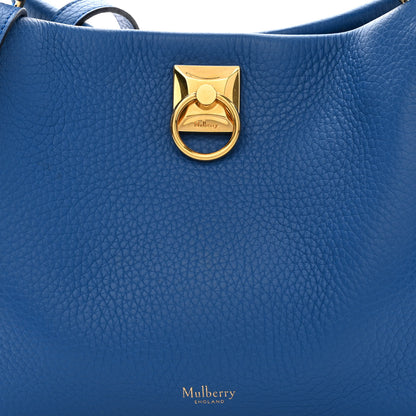 Mulberry Heavy Grain Small Iris Tote Porcelain Blue Midnight 9 of 12