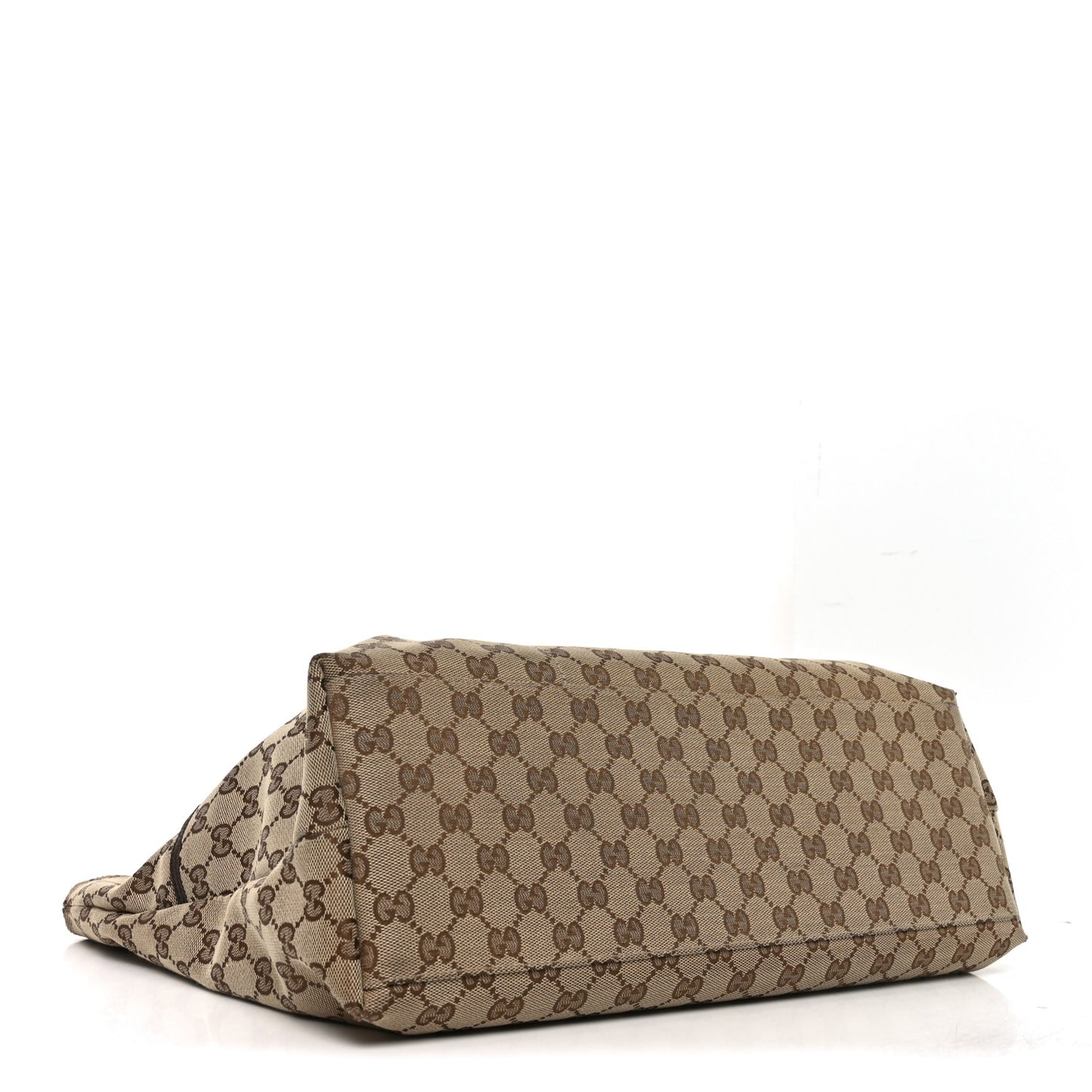 Monogram Web Large Diaper Tote Brown