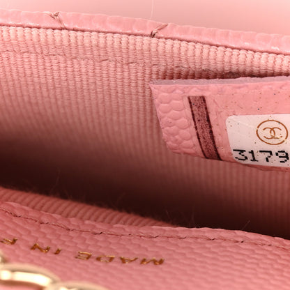 Chanel Caviar Quilted Mini Chain Belt Bag Light Pink 8 of 12