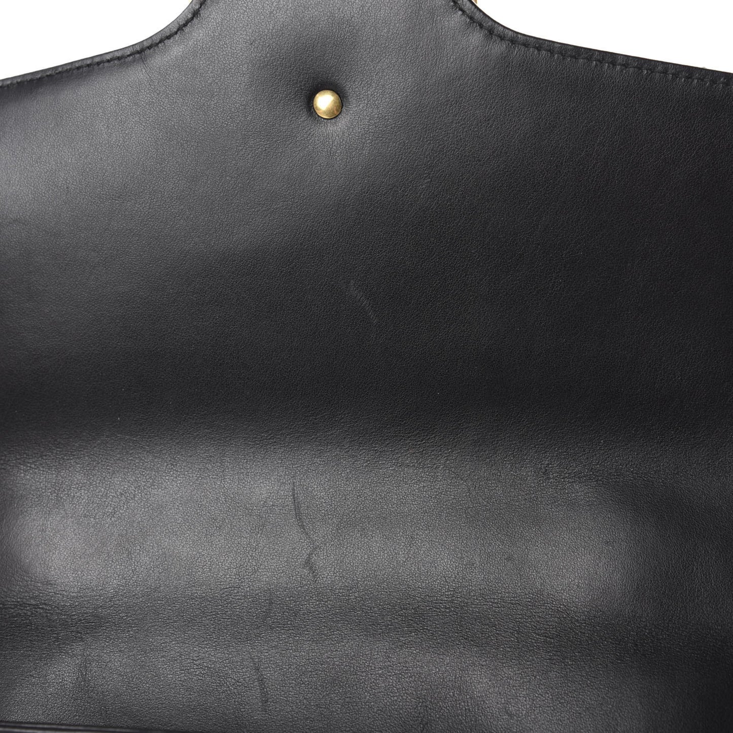 Calfskin Matelasse Medium GG Marmont Top Handle Shoulder Bag Black