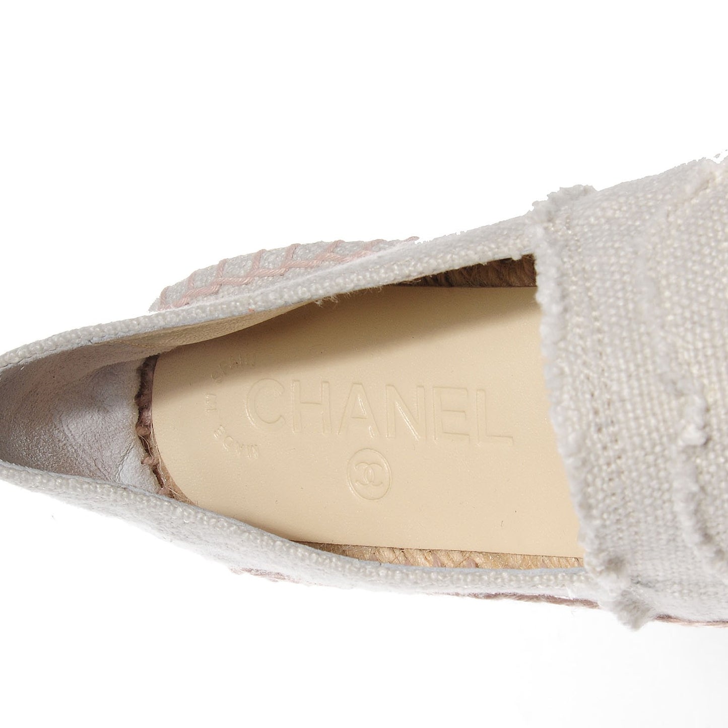 Toile CC Espadrilles Beige Black Beige 36