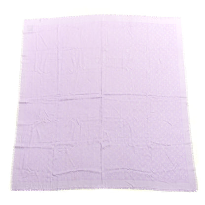 Louis Vuitton Silk Wool Monogram Shawl Mauve 1 of 3