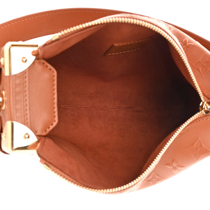 Louis Vuitton Calfskin Debossed Monogram Side Trunk Tan 5 of 10
