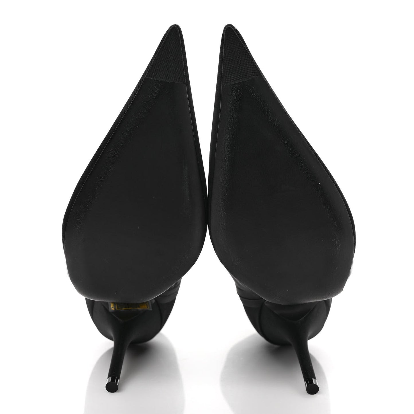 X ADIDAS Matte Spandex Pointed Toe Knife 110mm Ankle Boots 36 Black White