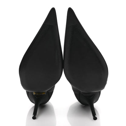 Balenciaga X ADIDAS Matte Spandex Pointed Toe Knife 110mm Ankle Boots 36 Black White 5 of 7