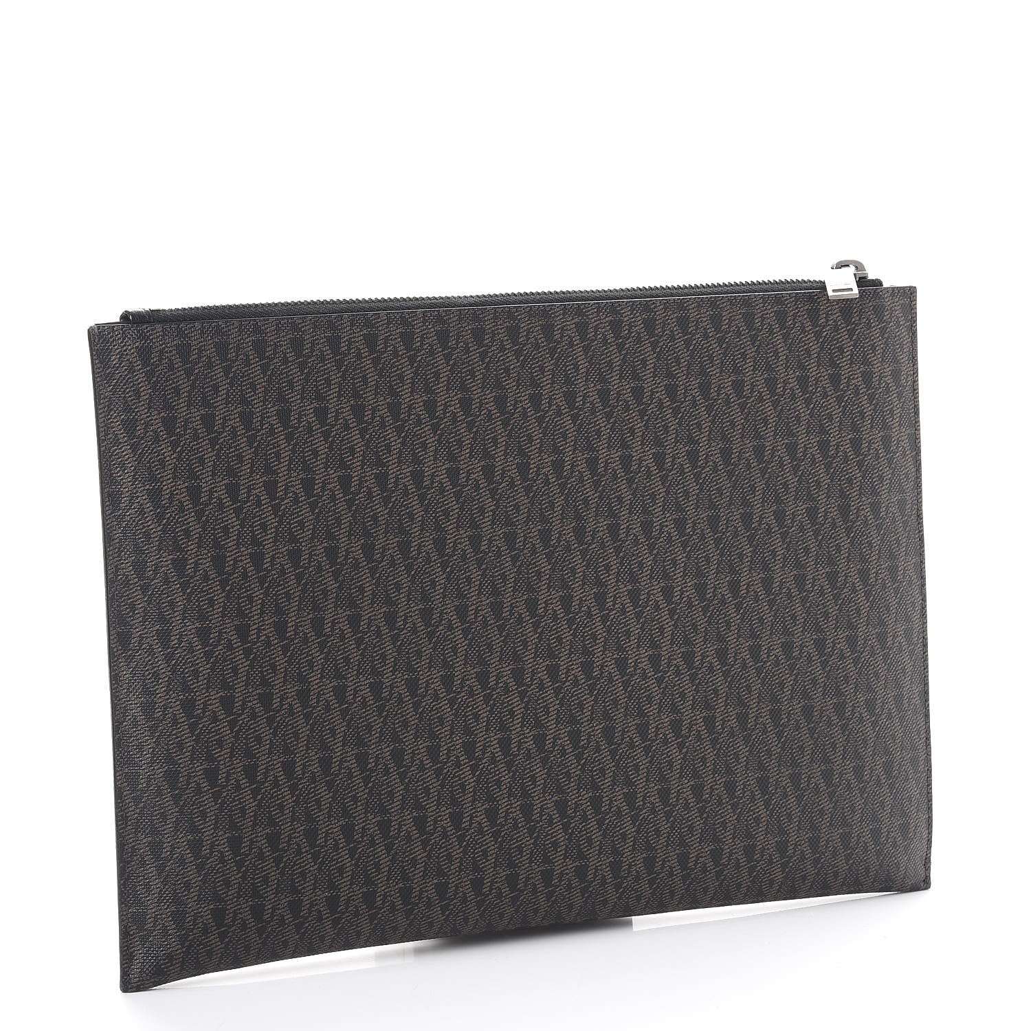 Saint Laurent Nappa Toile Classic Monogram Star Rider iPad Pouch Nero Black Lino 3 of 8