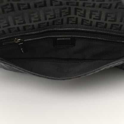 Fendi Zucchino Baguette Black 5 of 9