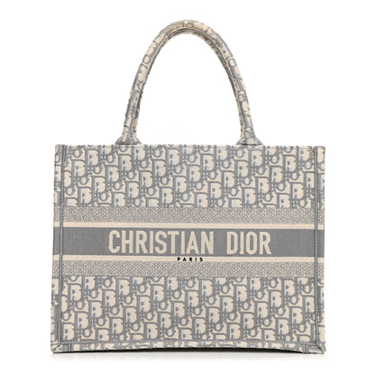 Christian Dior Oblique Medium Book Tote Grey 1 of 14