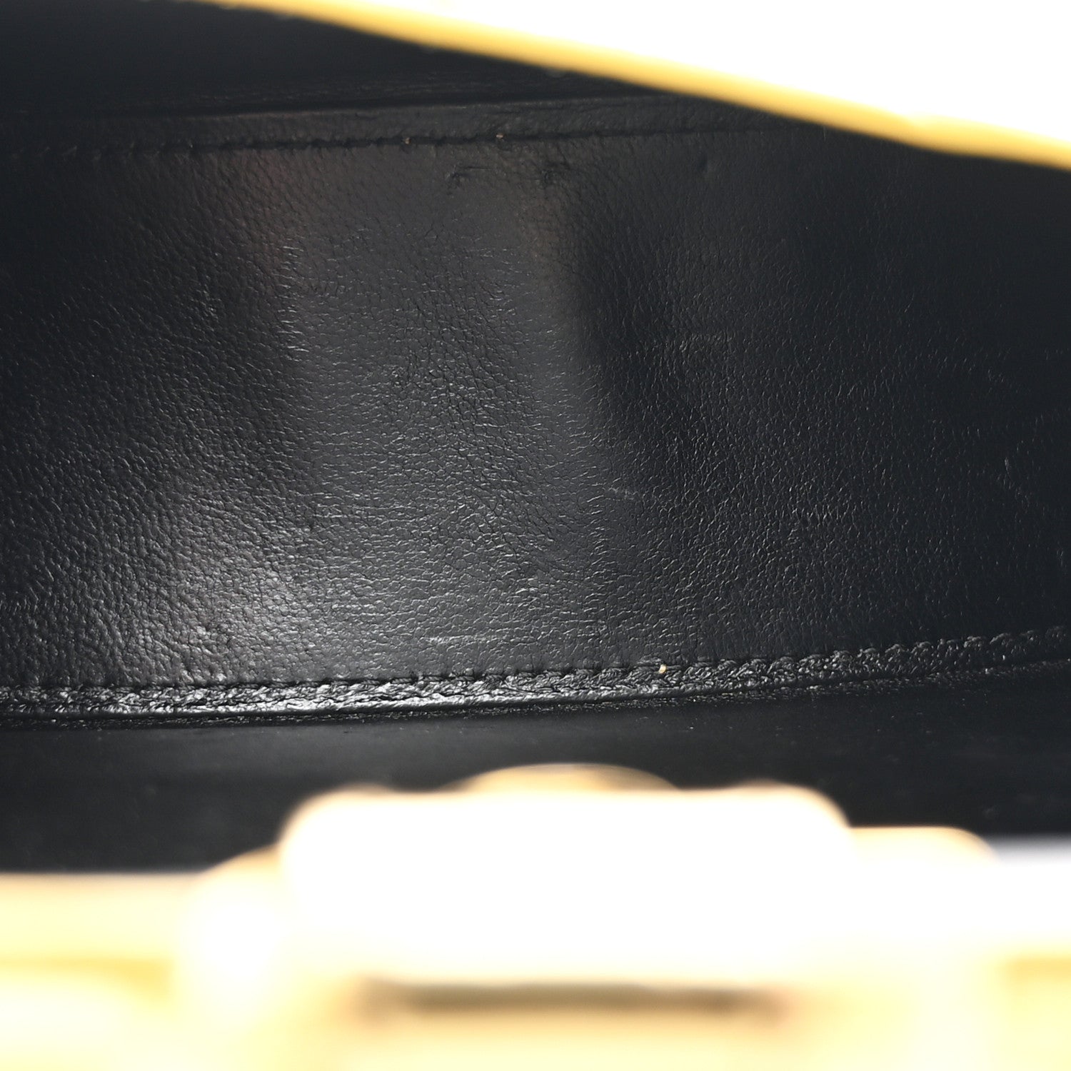 Balenciaga Metallic Calfskin Crocodile Embossed Hourglass Top Handle Bag XS Gold 5 of 13
