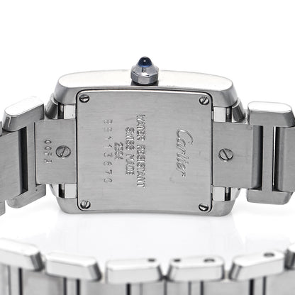 Cartier Stainless Steel 20mm Tank Francaise Quartz Watch 4 of 4