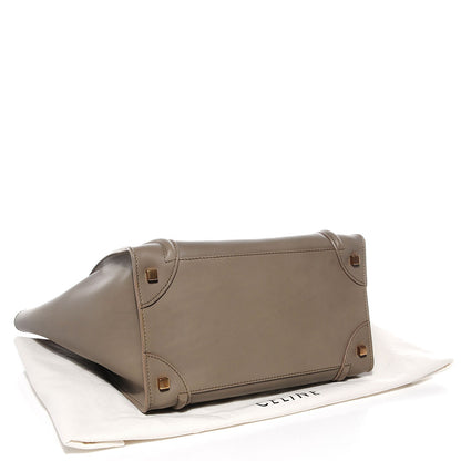 Celine Smooth Calfskin Mini Luggage Souris 4 of 8