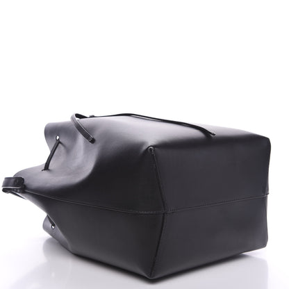 Mansur Gavriel Vegetable Tanned Calfskin Bucket Bag Black Ballerina 3 of 8