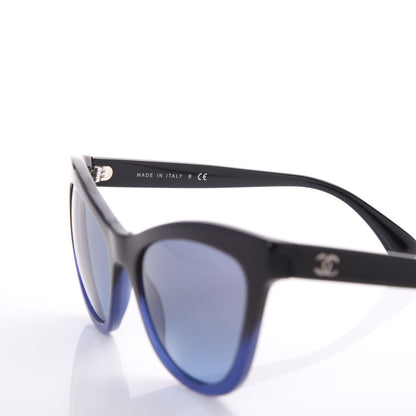 Chanel Acetate CC Cat Eye Summer Sunglasses 5350 Black 5 of 9