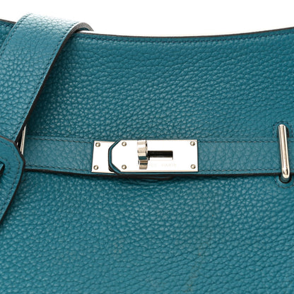 Hermes Taurillon Clemence Jypsiere 31 Bleu Izmir 8 of 21