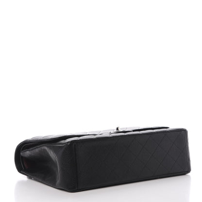 Chanel Caviar Quilted Maxi Double Flap Black 3 of 14
