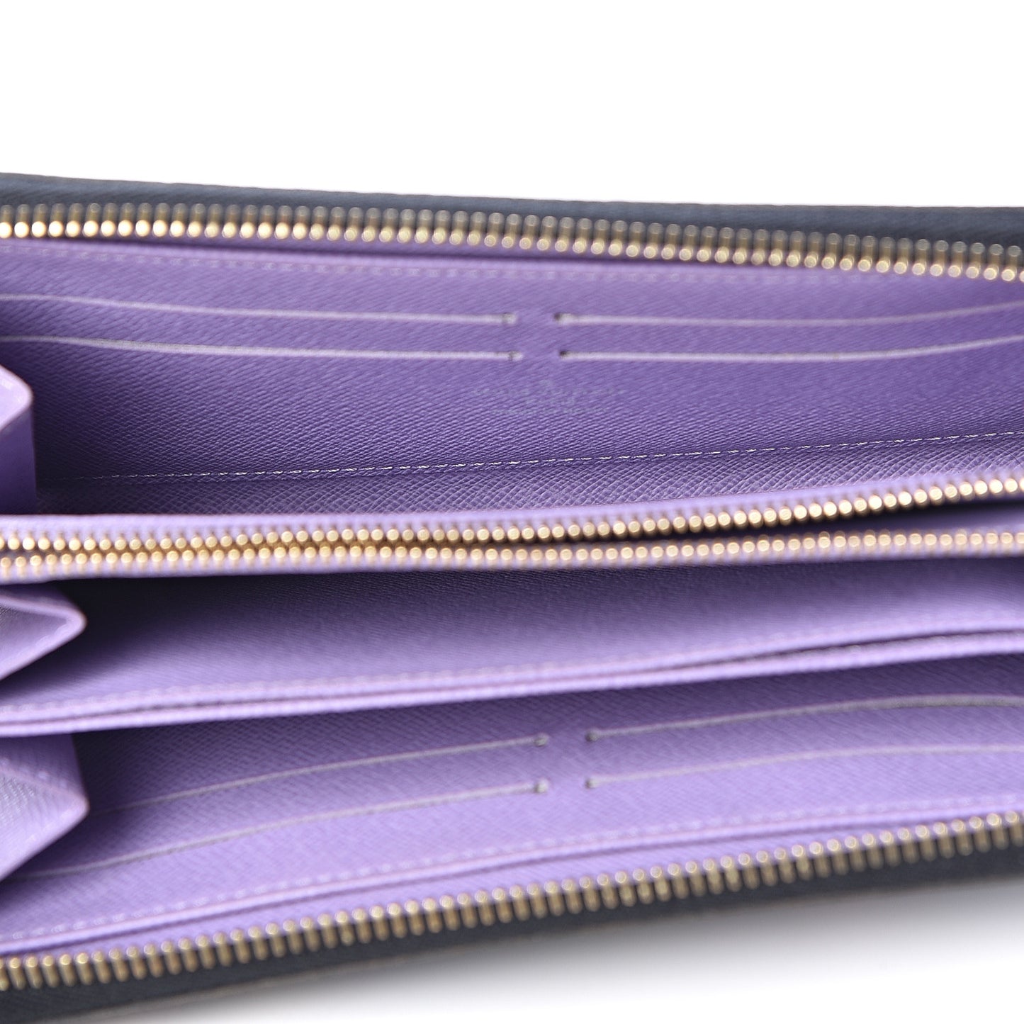 Monogram Multicolor Zippy Wallet Black Violet