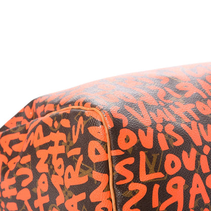 Louis Vuitton Monogram Graffiti Speedy 30 Orange 7 of 11