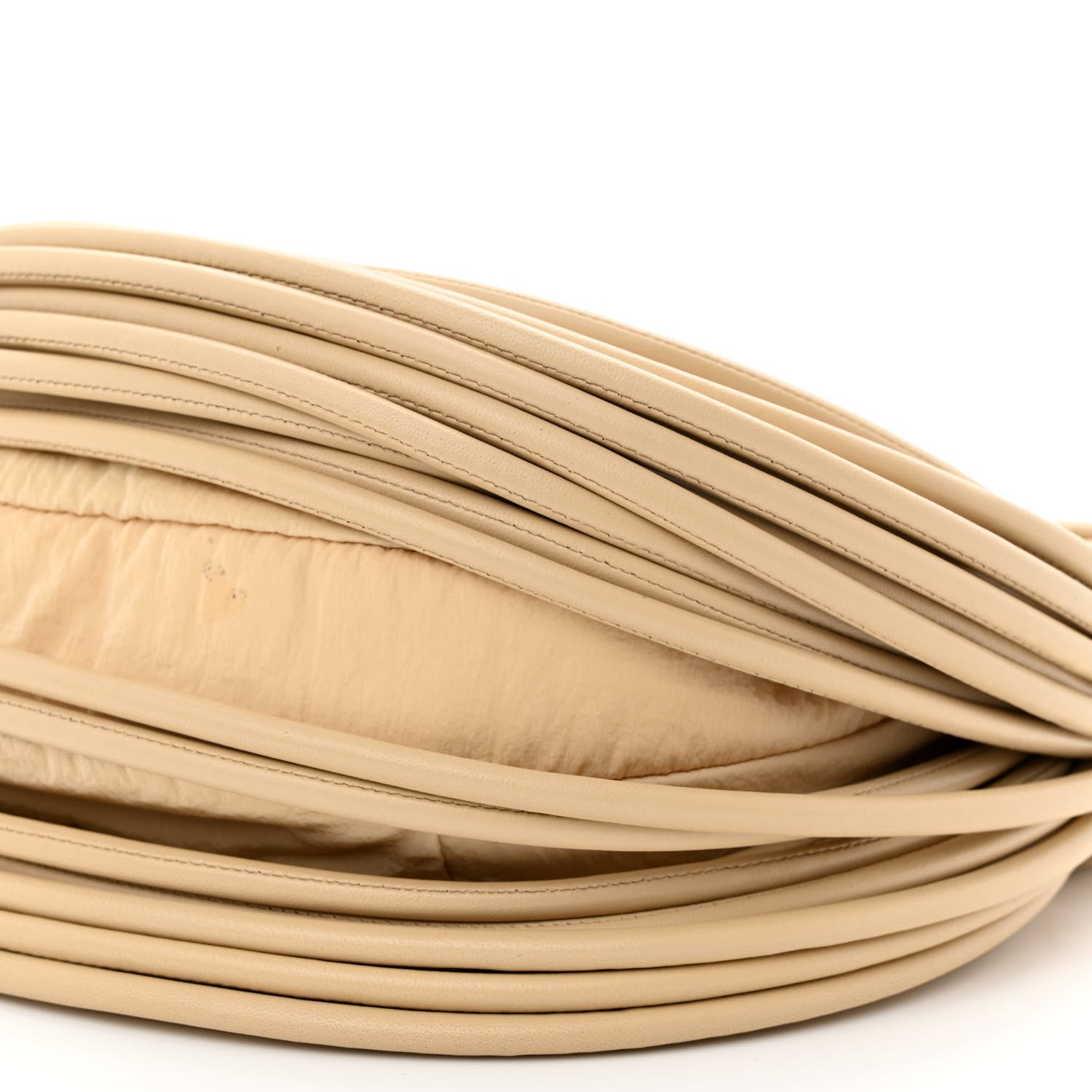 Bottega Veneta Nappa Mini Tubular Double Knot Porridge 9 of 11