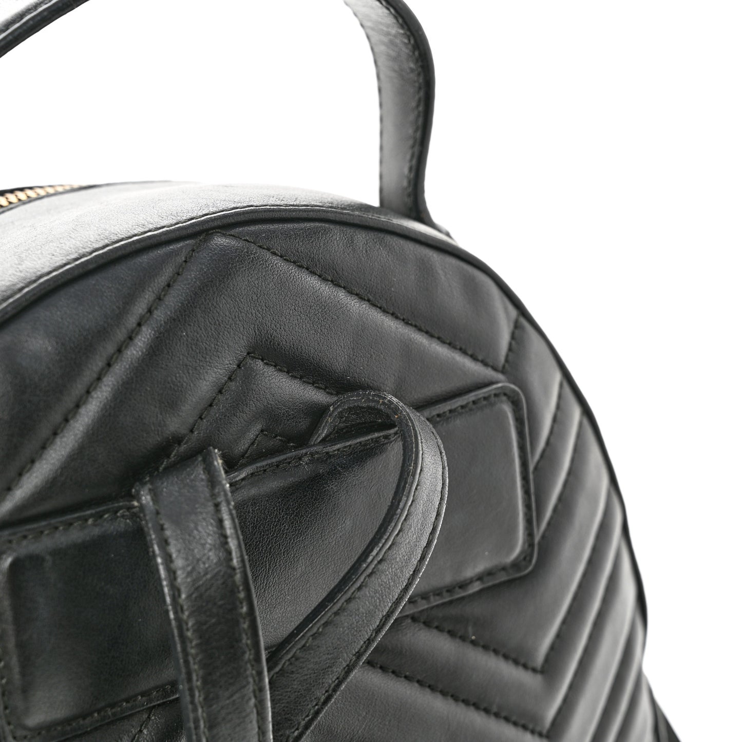 Calfskin Matelasse GG Marmont Dome Backpack Black