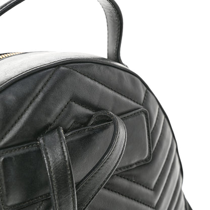 Gucci Calfskin Matelasse GG Marmont Dome Backpack Black 12 of 13