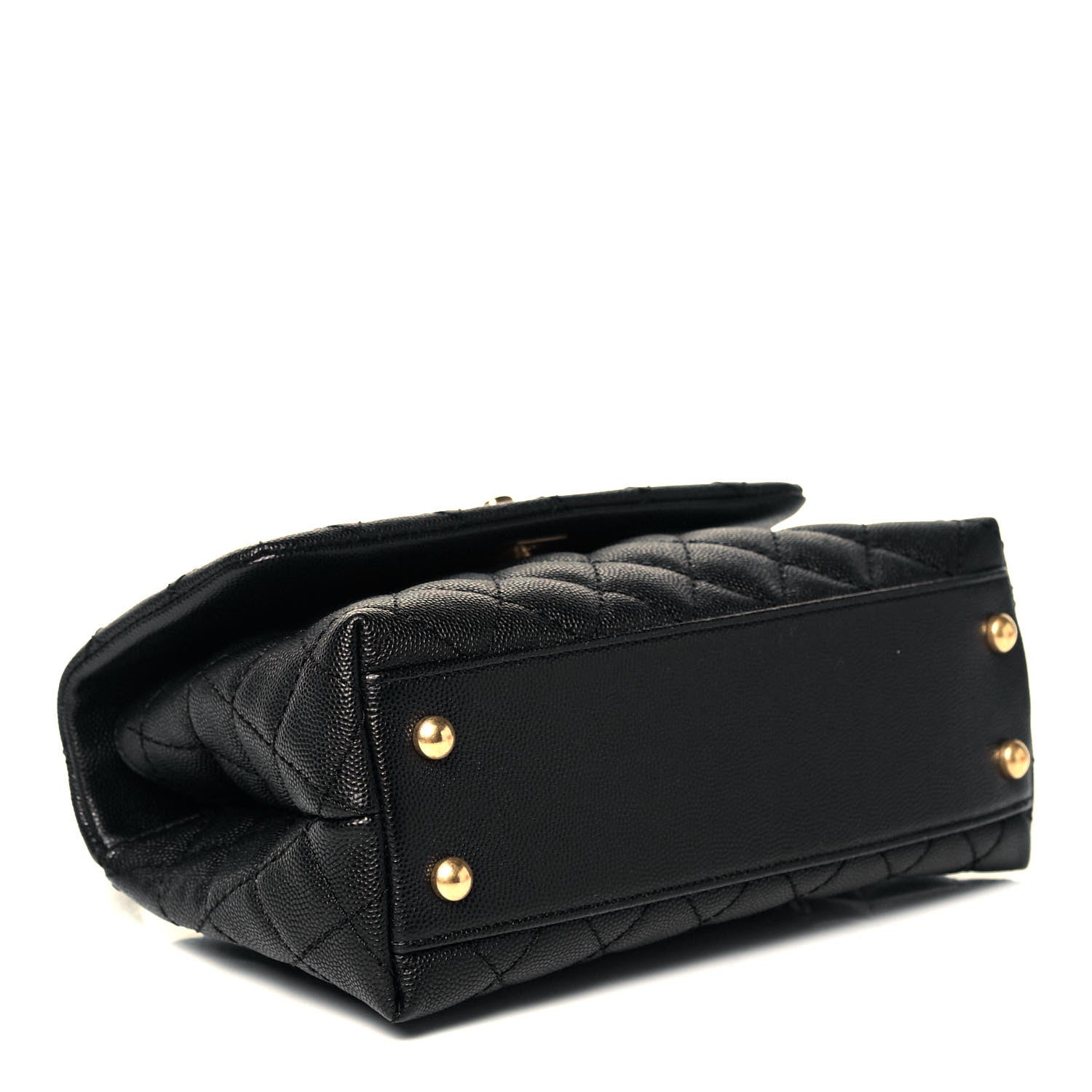 Chanel Caviar Quilted Mini Coco Handle Flap Black 4 of 9