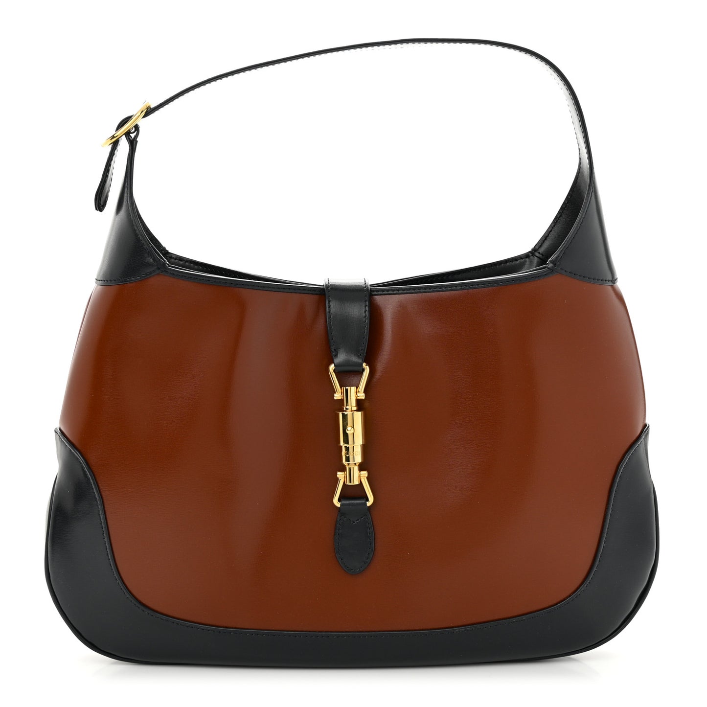 Boarded Dyana Lux Calfskin Bi-Color Medium Jackie 1961 Hobo Red Mineral Blue
