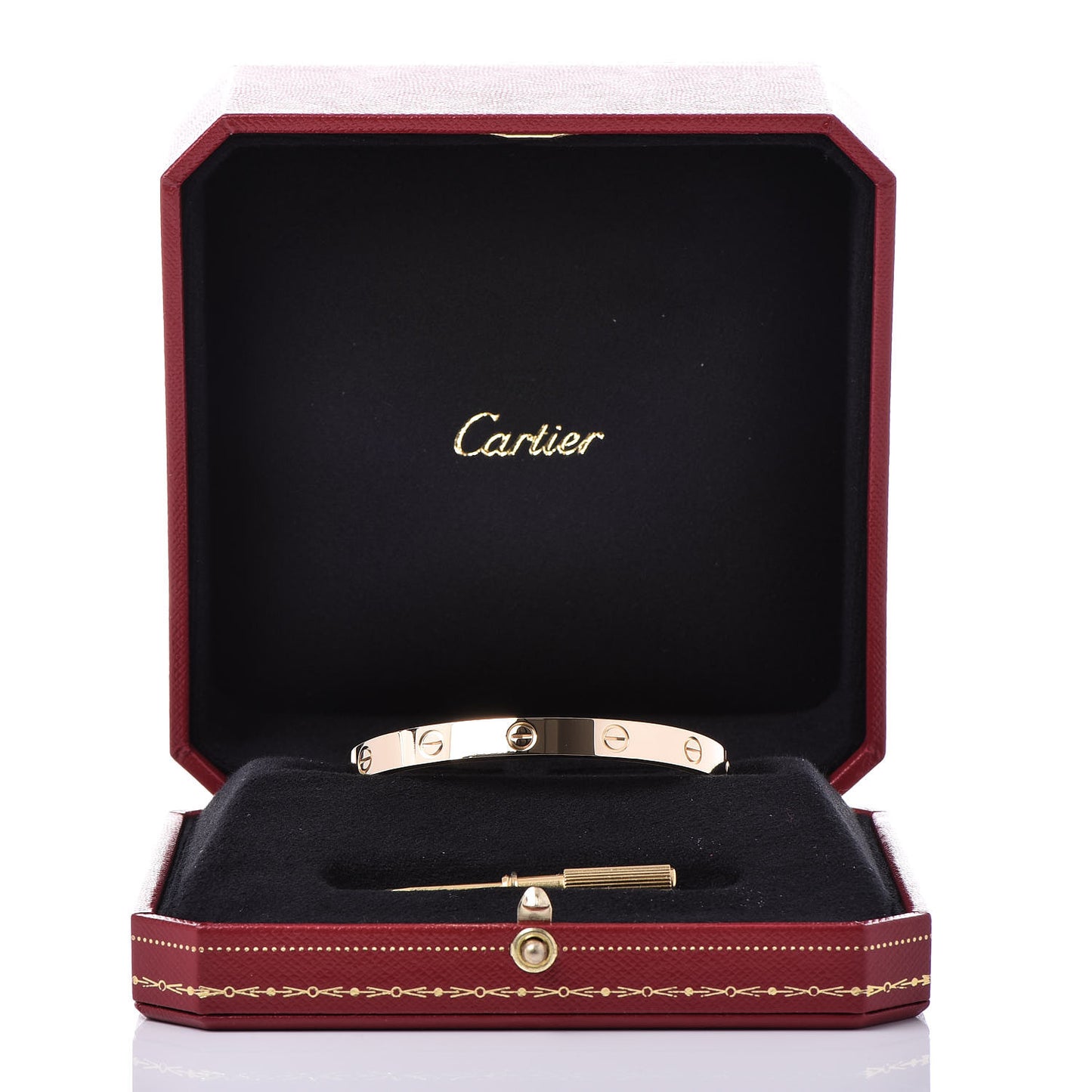 18K Yellow Gold LOVE Bracelet 17
