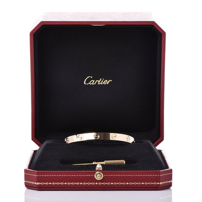 Cartier 18K Yellow Gold LOVE Bracelet 17 7 of 7