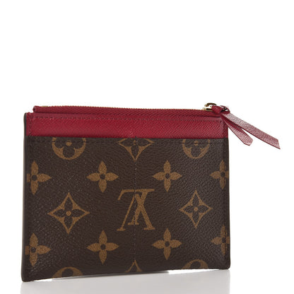 Louis Vuitton Monogram Zipped Card Holder Fuchsia 3 of 8