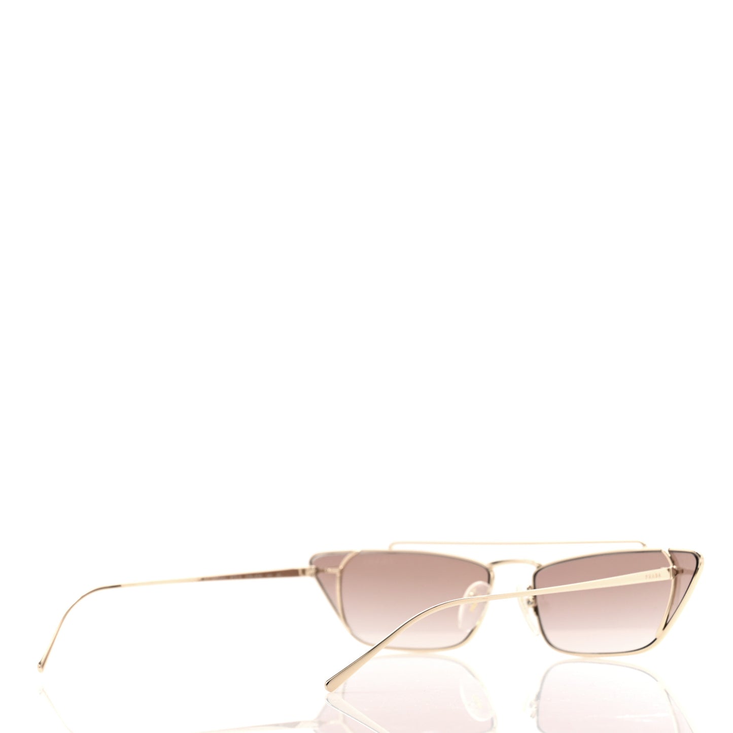 Cat Eye Sunglasses SPR 64U Gold
