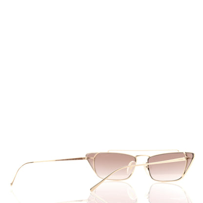 Prada Cat Eye Sunglasses SPR 64U Gold 4 of 8