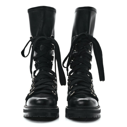 Christian Dior Lambskin Stretch D-Fight Ankle Boots 35.5 Black 2 of 10