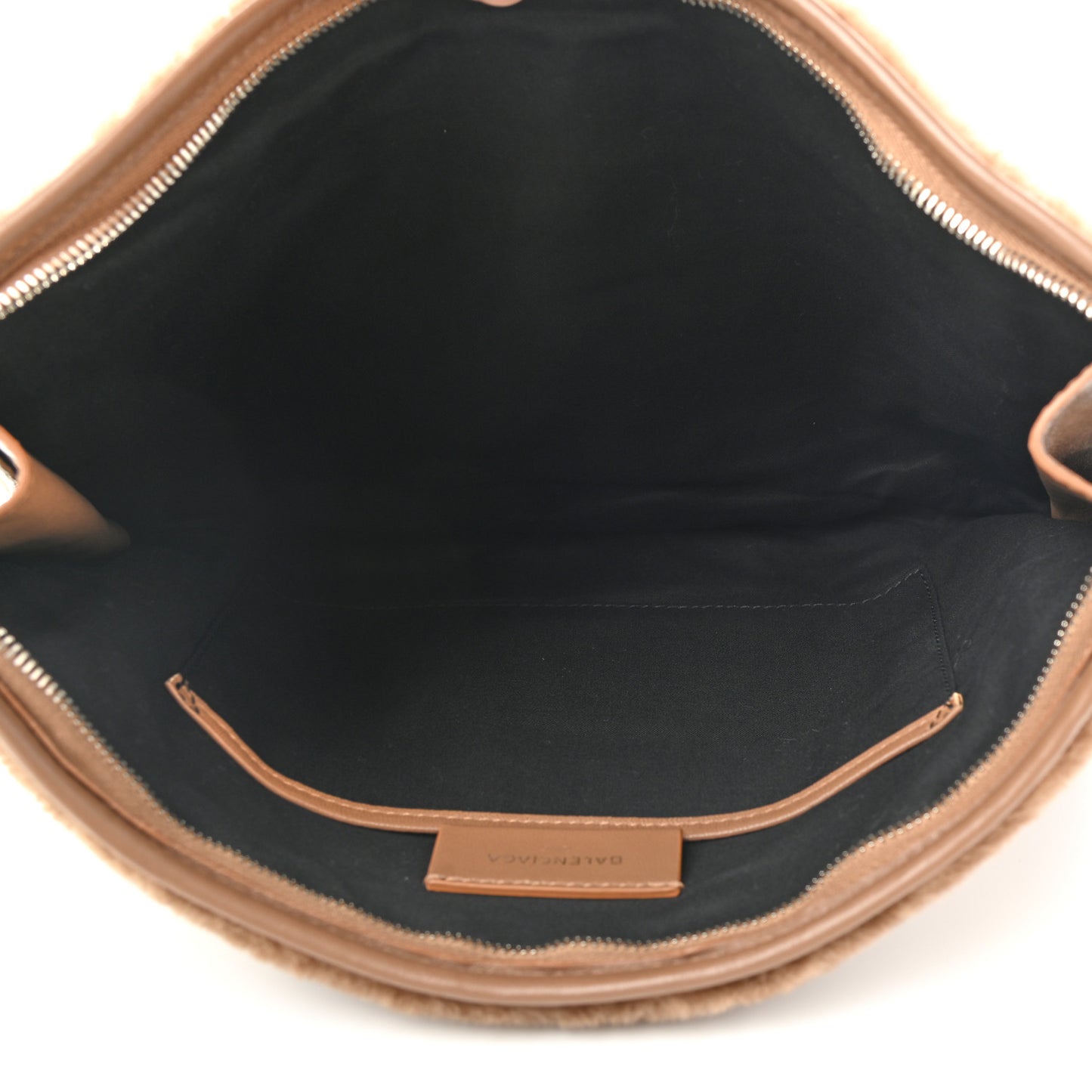 Shearling Bazar Pouch Beige