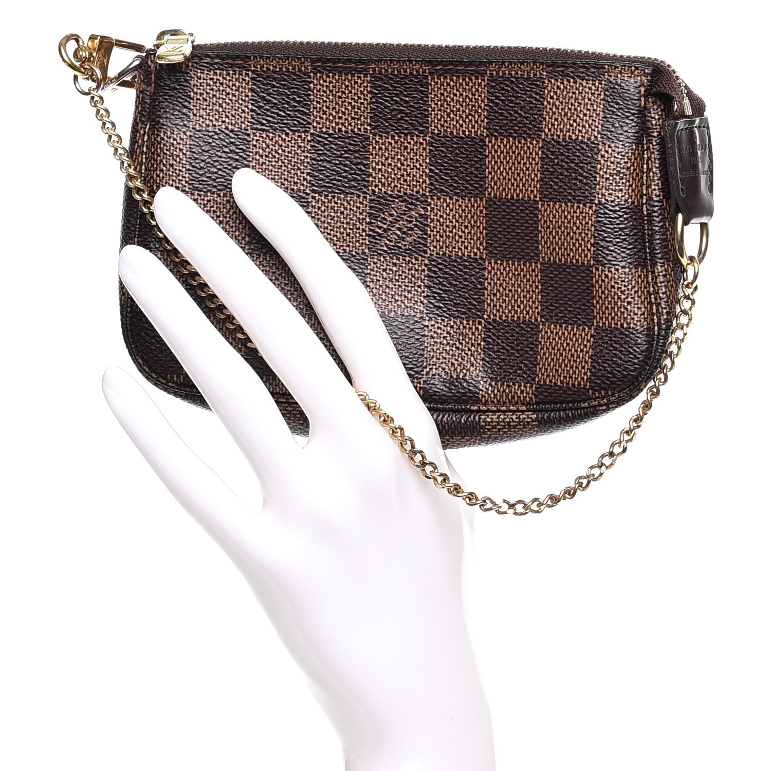 Louis Vuitton Damier Ebene Mini Pochette Accessories 2 of 7