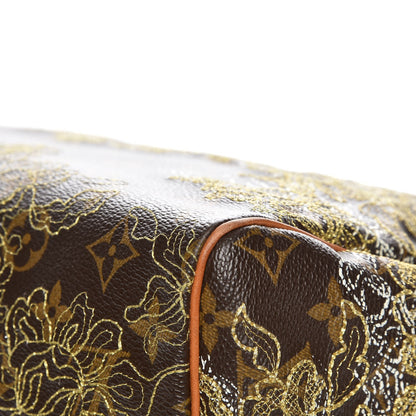 Louis Vuitton Monogram Dentelle Speedy 30 Gold 12 of 12