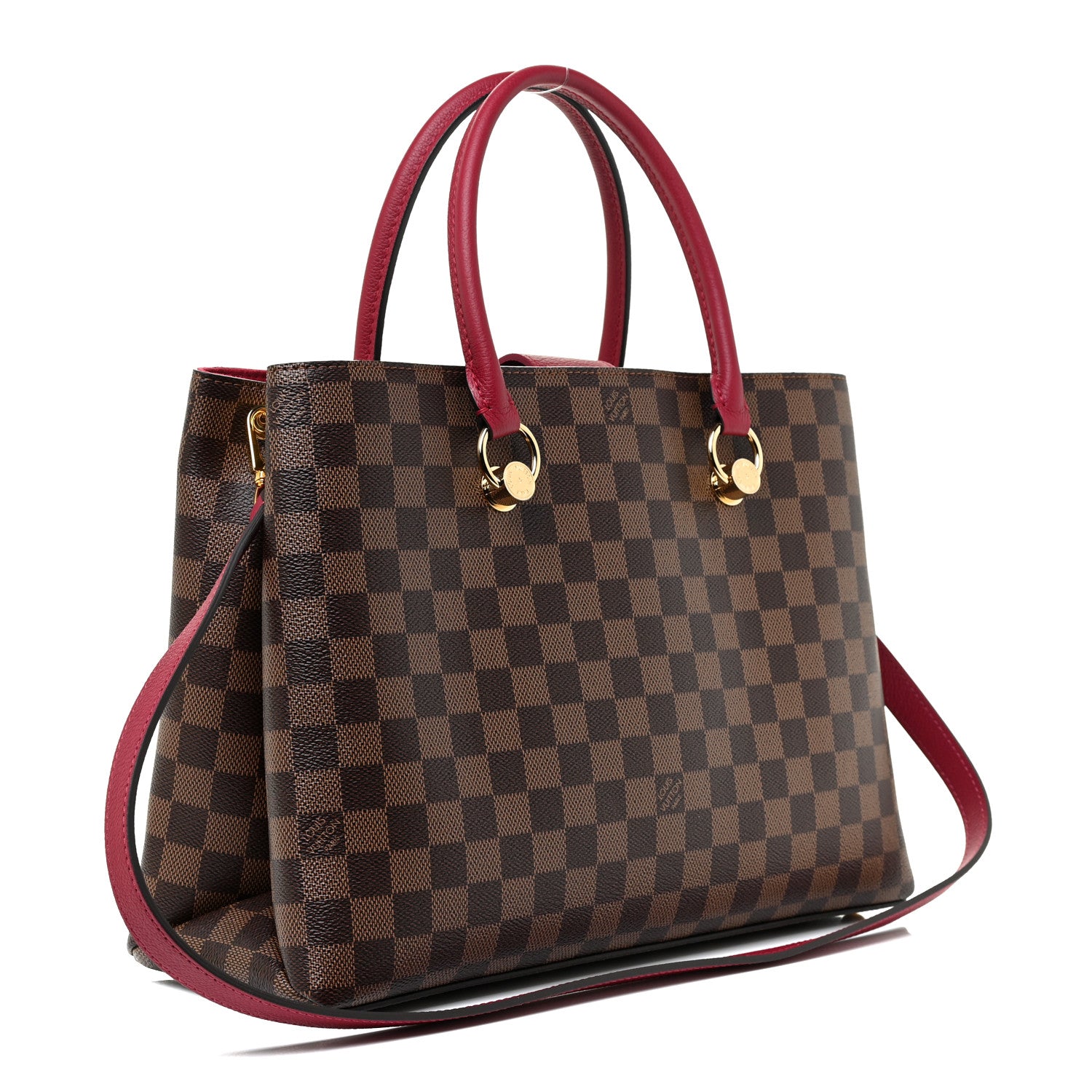 Louis Vuitton Damier Ebene LV Riverside Lie De Vin 3 of 11