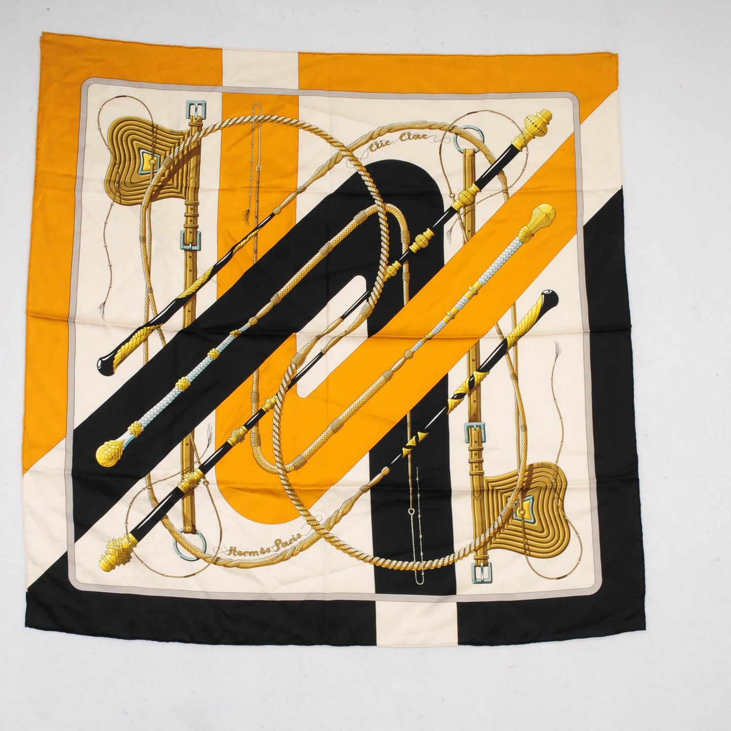 Silk Clic Clac Scarf 90