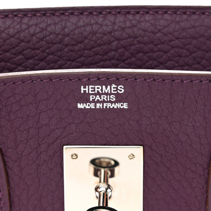 Hermes Fjord Birkin 30 Cassis 6 of 10