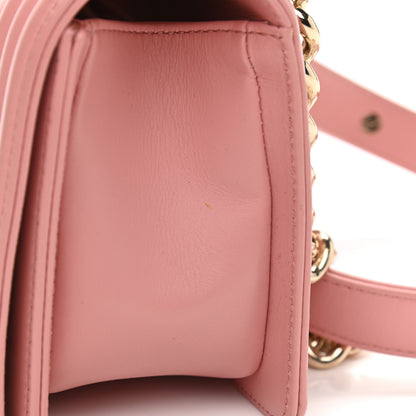 Chanel Lambskin Quilted Small Boy Flap Pink 9 of 12