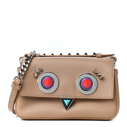 Fendi Vitello Dolce Hypnoteyes Micro Double Baguette Cuoio Bubblegum Multicolor 2 of 10