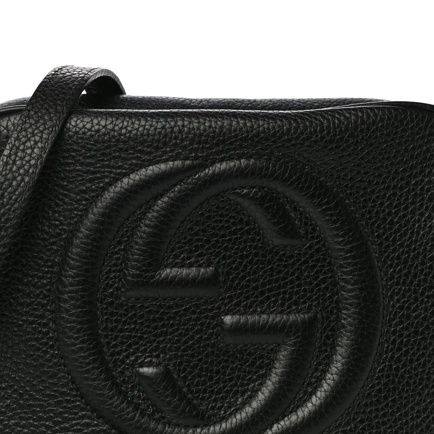 Gucci Pebbled Calfskin Small Soho Disco Bag Black 9 of 13