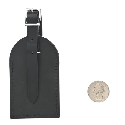 Louis Vuitton Calfskin Luggage Tag Black 2 of 5