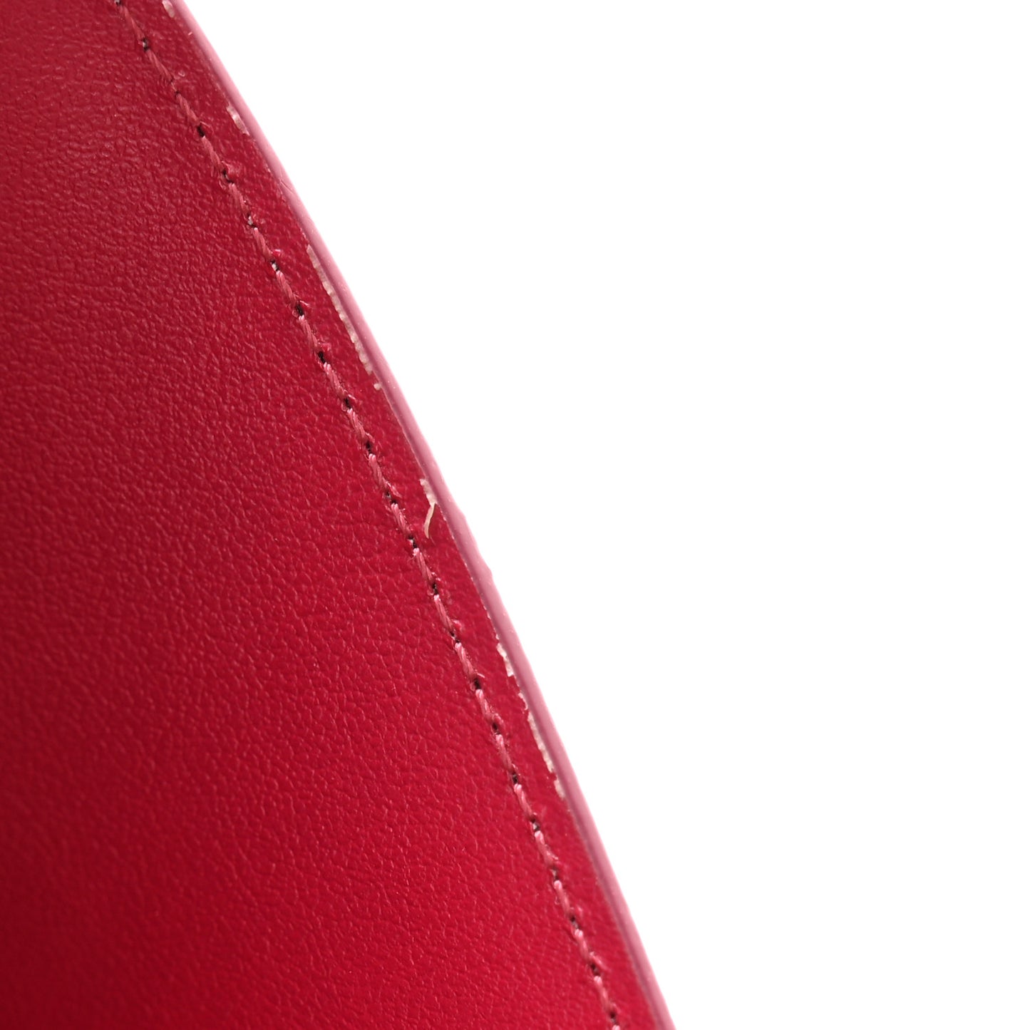 Calfskin Felicie Card Holder Insert Fuchsia