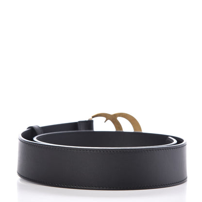Gucci Calfskin Double G 40mm Belt 80 32 Black 3 of 7