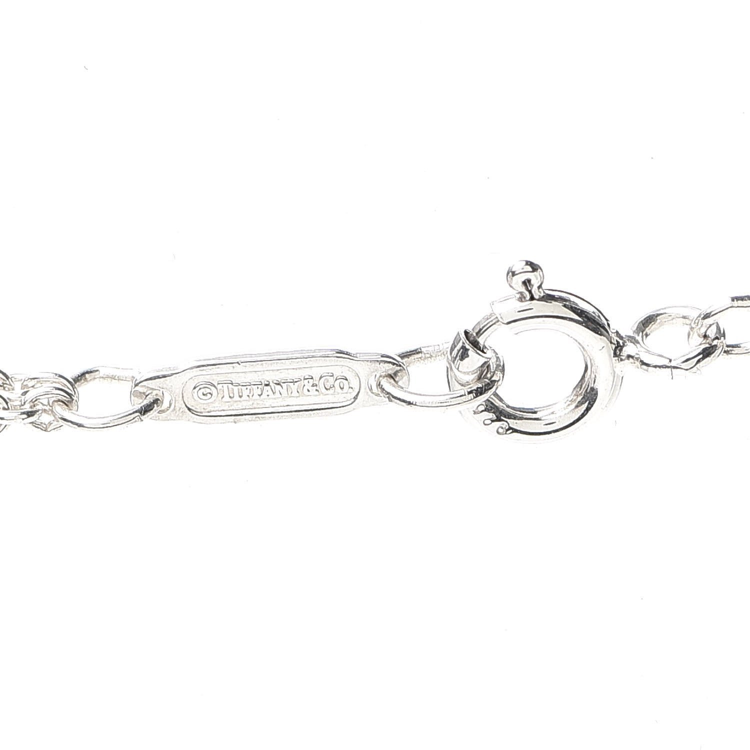 Tiffany Sterling Silver Figure 8 Pendant Necklace 5 of 6